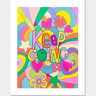 Keep Going Posters and Art